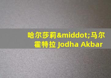 哈尔莎莉·马尔霍特拉 Jodha Akbar